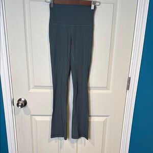 Lululemon High-Waisted Flared Ribbed Leggings